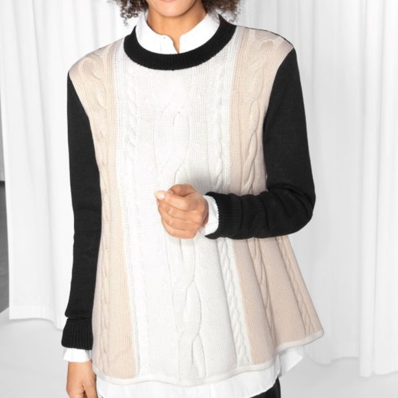 & Other Stories Sweaters - Braided A Line Jumper Sweater - & other stories